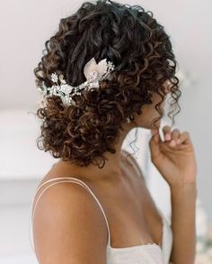 Curly Updo, Short Curly Hair, Curly Hairstyles, Natural Curls