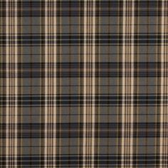 a black and tan plaid fabric