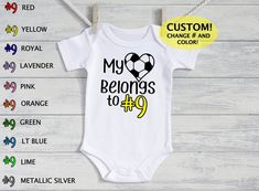 Soccer shirt for sibling- Personalized Kids Soccer shirt- Biggest Fan shirt- Soccer shirt for little sister- CUSTOM Soccer Glow Birthday Party, Soccer Shirt, Baseball Outfit, Volleyball Outfits, Kids Soccer