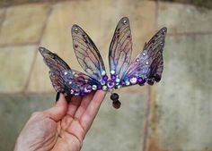 Pink Fairy Wings, Fairy Crown, Beautiful Tiaras, Pink Fairy, Fairy Queen, Fairy Costume, Fairy Wings