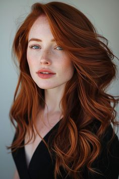 92+ Red Hair Color Ideas and Shades for a Bold, Fiery Look Make Up For Red Hair Girl, Red Hair Color Pale Skin, Best Hair Color For Hazel Green Eyes, Red Hair For Pale Skin, Hair Color Ideas For Cool Skin Tones, Redhead Celebs, Beautiful Red Head Woman, Red Hair Women, Vintage Red Hair