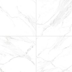 four white marble tiles with different shapes and sizes, all showing the same color scheme