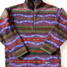 Euc Patagonia Synchilla Vintage Pullover, Color Is Sacajawea-Carbon. Size Xs Unisex - Fits Mens Xs/S Or Womens Small/Small-Medium. Pullover Style With Zipper At Neck, Pockets At Each Hip, And Straight Cut. Fleece Is Still Thick And Even - Overall Incredible Shape. Absolutely One Of The Best Prints Ever - I Have It In 2 Other Styles! Non Smoking Pet Friendly Home. Cold Fits, Vintage Pullover, Vintage Patagonia, Patagonia Synchilla, Vintage Pullovers, Patagonia Fleece, Crazy Outfits, Graduation Celebration, Patagonia Womens