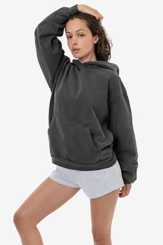 Los Angeles Apparel Hoodie, Los Angeles Apparel, Outfit Hoodie, Quality Hoodies, Garment Manufacturing, Brown Hoodie, Sweatsuit Set, Sweatshirt For Women, Sweat Hoodie