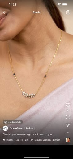 Mangalsutra With Initials, Simple Nallapusalu Designs Gold, Black Beads Mangalsutra Design Simple, Short Mangalsutra Designs Gold Modern, Mini Mangalsutra Designs Gold, Pusthela Thadu, Modern Mangalsutra Designs Gold, Daily Wear Gold Mangalsutra Designs, Fancy Mangalsutra