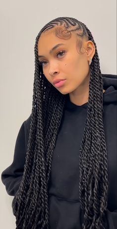 Birthday Hairstyle, Cornrows Braids For Black Women, Lemonade Braids, Twisted Hair