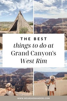 the best things to do at grand canyon's west rim