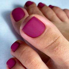 78 Toe Nail Designs To Keep Up With Trends Pedicure Trends, Purple Toe Nails, Spring Pedicure, Summer Pedicure, Pedicure Colors, Gel Toe Nails, Toe Nail Color, Nail Color Trends