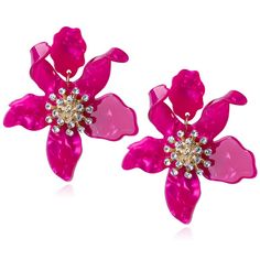 PRICES MAY VARY. 👒SPECIFICATIONS: 7.2cm/2.83"(L) x 6.1cm/2.41"(W), 21.5g (pair) 👒UNIQUE DESIGN - Looking for party earrings? These dramatic eye-catching super sized floral pair is sure to stand out. Its vibrant tropical colors give you the hula vibe while the articulated petals sway side to side with every movement, creating a dramatic look. 👒LAST MINUTE GIFT? WE GOT YOUR BACK! Perfect for Christmas stocking stuffers, Valentines Day, Mother's Day, Wedding Anniversary, Birthday! 👒LEISURE, TRA Flower Lei, Oversized Earrings, Tropical Colors, Party Earrings, Christmas Stocking Stuffers, Resin Flowers, Big Flowers, Pearl Flower, Flower Earrings Studs