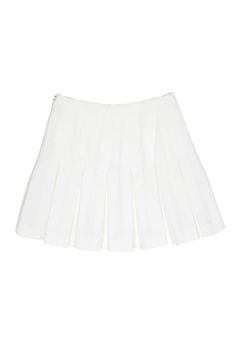 Is there anything more classic than a tennis skirt? Made with pleated cotton, this timeless closet staple will elevate any look. Pair this Michael Kors beauty with your favorite bodysuit and chunky cardigan. Size 6 100% Cotton Made in Italy Pleated, A-line silhouette Fully lined Hidden side zipper Very light marks on side Waist 29" Total length 17" Fitted Cotton Skort For Daywear, Fitted Mini Skort For Daywear, Fitted White Mini Skirt For Daywear, Chic Fitted Cotton Tennis Skirt, Classic Cotton Pleated Waist Skirt, Spring Workwear Skort With Accordion Pleats, Classic Cotton Pleated Skirt With Accordion Pleats, Classic Fitted Cotton Tennis Skirt, Classic Cotton Fitted Tennis Skirt