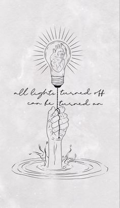 a hand holding a light bulb above water with the words, elegitaturano di