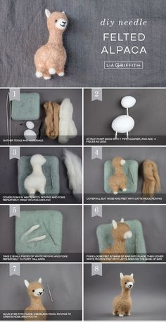 instructions to make stuffed animals out of felt