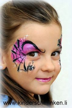 Nem Halloween Makeup, Witch Face Paint, Make Up Diy, Halloweenský Makeup, Girl Face Painting, Face Painting Easy, Witch Makeup, Kids Face Paint