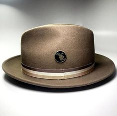 the AUTUMN COCOA Homburg Hat, Jazz Style, Fall Night