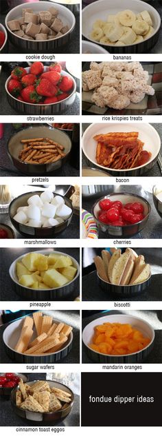 many different types of food in pans on a table with the words, how to cook