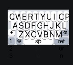 a keyboard with the letters and numbers on it