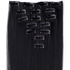 PRICES MAY VARY. Length: Approx 60cm/23.62";Weight:130g±5g Color: 22Colors As Shown in Picture (May Vary by Monitor) Straight Clip in Hair Extension,Set Full Head,7pieces/set total 16 Clips You can decide how many pieces to wear.The customer who have the baby hair no longer think the hair extensions as heavy job.If the hair extensions is long for you, you can cut it by scissors;Or use the Curly Styling Tools to make the Straight hair extensions become totally new curly looking. Set Contents:1x7. Curly Styling, Bonded Hair Extensions, Sew In Hair Extensions, Straight Hair Extensions, Black Hair Extensions, Human Hair Color, Weft Hair Extensions, Remy Hair Extensions, Remy Human Hair Extensions