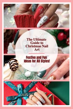 The Ultimate Guide to Christmas Nail Art – Festive and Fun Ideas for All Styles! Plaid Nail Designs, Gold Accent Nail, Festive Nail Designs, Plaid Nails, Sweater Nails