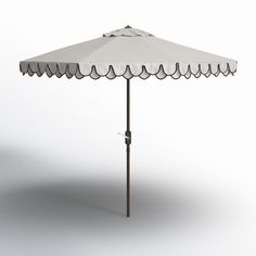 an umbrella is shown on a white background