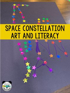 a space constellation art and literature project for kids