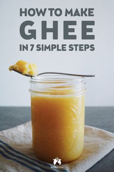 how to make ghee in 7 simple steps