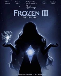 the poster for disney's frozen ii