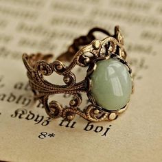 Products | Ragtrader Vintage Aventurine Jewelry, Green Aventurine Stone, Aventurine Stone, Magical Jewelry, Hippie Jewelry, Celtic Jewelry, Fall Jewelry, Filigree Ring, Victorian Jewelry