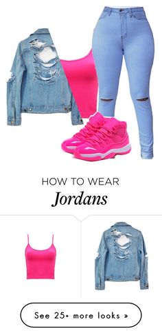 "" by jaymilan on Polyvore featuring RetrÃ² and High Heels Suicide How To Wear Jordans, Jordans Shoes, Jordan Outfits