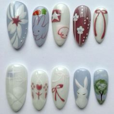 Nails Hippie, Hottest Summer Nails, Bunny Nails, Hippie Nails, Nails Trends, Soft Nails