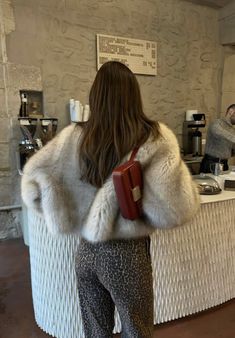 Womens Faux Fur Coat, City Outfits, Paris Outfits