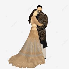 wedding sangeet outfit for couple wedding outfit groom and bride sangeet couple wedding couple png Reception Illustration Couple, Sangeet Caricature Couple, Engagement Illustration Couple, Sangeet Illustration, Reception Caricature, Wedding Caricature Couple