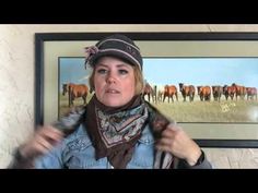 Wild Rags How To Wear, Wild Rag Outfits, Winter Western Outfits Women, Cowboy Knot, Cowboy Bandana, Western Show Clothes, Tie A Scarf, Head Scarf Tying