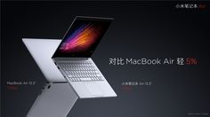 an advertisement for the new macbook air is shown in english and chinese characters are depicted