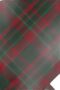 a red and black plaid pattern on a white background