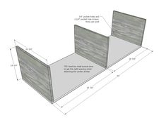 the measurements for a bed frame and headboard