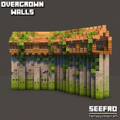 Minecraft Jungle Survival Base, Minecraft Armor Trims Design, Minecraft Designs Ideas, Minecraft Flat World Seed, Ice Spikes Minecraft Build, Minecraft Wall Light Ideas, Dam Minecraft, Minecraft Cute Castle, Minecraft Benches