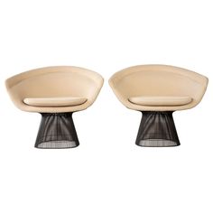 pair of knolls in the style of plat for knoll, italy