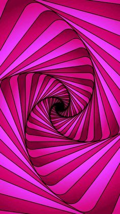 an abstract pink and black background with a spiral design in the center that looks like it is