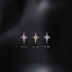 ❝ Shine bright with the Northern Star Stud, crafted in 14k solid gold with tiny sparkling cz at its core. This dainty yet detailed stud is designed for a secure and comfortable fit with an internally threaded post. Its small size adds subtle sparkle to any ear stack, making it perfect for everyday wear or special occasions. Nickel-free and safe for sensitive skin, it's a beautiful blend of elegance and simplicity that enhances any look.❞ ◆ PRODUCT SPECIFICATION ◆ * Sold as Single Piece * Interna Northern Star, Post Its, Gem Diamonds, Ear Stack, Natural Gemstone Jewelry, Star Studs, North Star, Screw Back Earrings, Chain Earrings