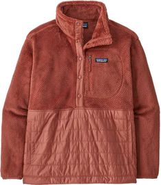 Patagonia Re-Tool Hybrid Pullover - Women's | REI Co-op Camping Clothes For Women, Hiking Patagonia, Patagonia Style, Camping Clothes, Half Jacket, Fleece Sweater, Womens Fleece, Rei Co-op, Casual Sweaters