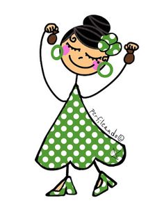 a woman with green polka dots on her dress and pink nose ring is dancing in the air