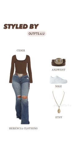 Cute Outfit Ideas With Flare Jeans, Slate Blue Top Outfit, Quince Jean Outfits, Outfits For Mexico Ranch, Latina Inspo Outfits, Quince Guest Outfit Ideas, Meeting Bf Parents Outfit, How To Style A Brown Shirt, Ivan Cornejo Concert Outfit Ideas