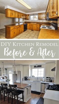 kitchen remodel before and after