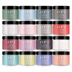 OPI Colors Kit 97 Opi Powder Perfection, Dip Powder Colors, Opi Red, Nail Salon Supplies, Opi Colors, Opi Nail Colors, Soak Off Gel Nails, Inspiration Pics, Colored Acrylic