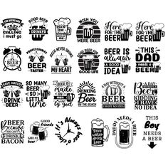 Beer Glass Svg, Beer Taster, Beer Svg, Alcohol Quotes, Cricut Svg Files Free, Quote Svg Files, Beer Quotes, Alcohol Humor, Beer Time