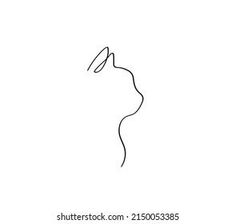 a black and white line drawing of a cat's head on a white background