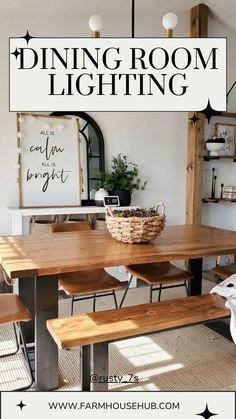 Dining room lighting ideas Modern Farmhouse Dining Room Lighting, Modern Farmhouse Dining Room Decor, Farmhouse Dining Room Lighting, Farmhouse Dining Rooms Decor, Modern Farmhouse Dining Room, Elegant Pendant Lighting