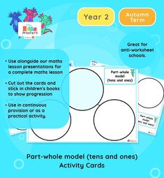 an activity sheet for children to learn how to use the words and numbers