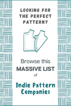 Browse this Massive List of Indie Pattern Companies – Sewing Society Indi Patterns Sewing, Independent Sewing Patterns For Women, Indie Sewing Patterns Women, Women’s Sewing Patterns, Sewing Patterns 2023, Free Sewing Patterns Printable, Classic Sewing Patterns, Designer Clothing Patterns, Sewing Reference