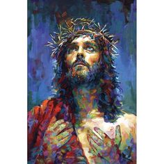 Jesus Christ Poster Print - Leon Devenice-VARPDXLD0005 Image 1 Jesus Art Drawing, Christ Painting, Christ Artwork, Jesus Christ Painting, Jesus Artwork, Jesus Christ Artwork, Jesus Christ Art, Jesus Painting, Jesus Christ Images